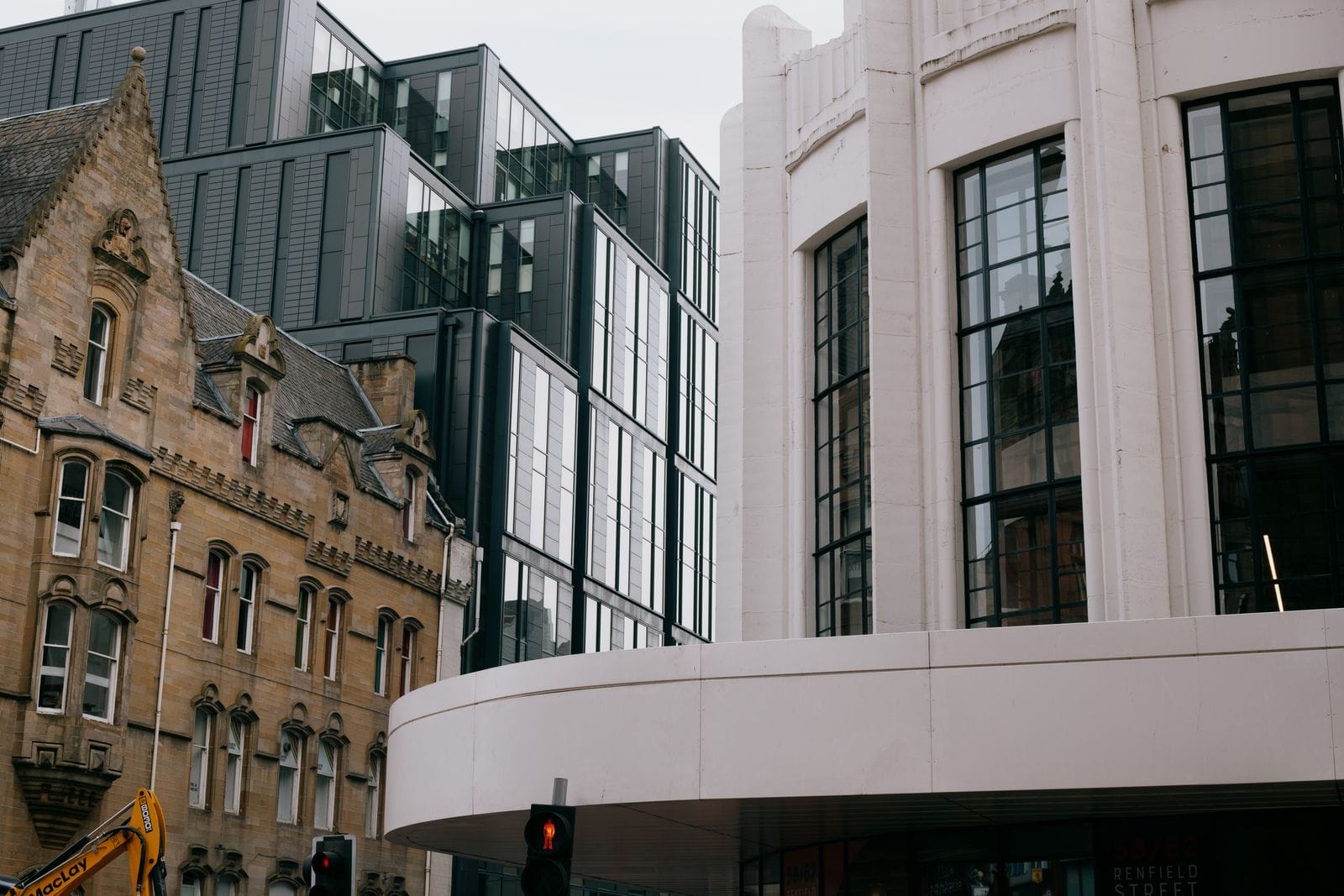 UK city buildings, home to a multi-site estate